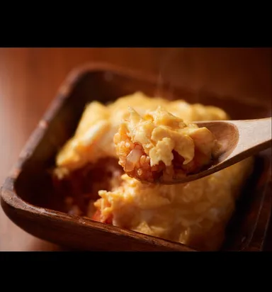 さくら卵のふわふわオムライス