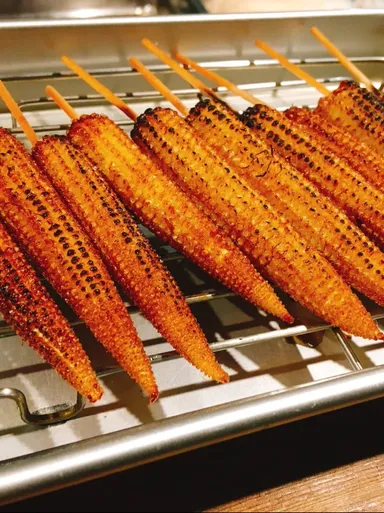 ヤングコーンの串揚げ