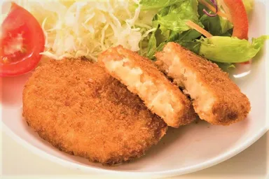 「むかしのコロッケ(レンジアップ)」調理例