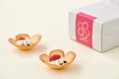 大阪花ラング　お花のカタチのラングドシャ