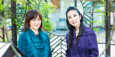 高島礼子さん　ラジオ出演前のショット