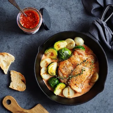 トマト糀のグリルチキン