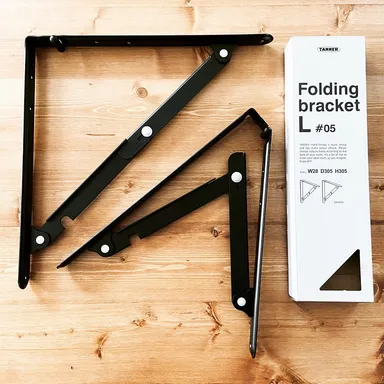 TANNER Folding Bracket Black