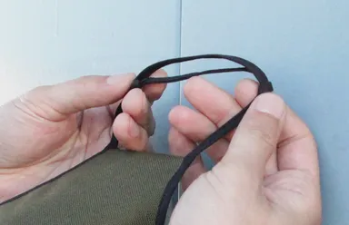 止め結び採用 サイズ調整可能