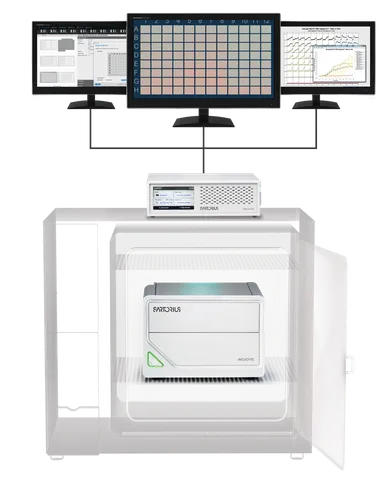 ザルトリウス　インキュベータ内で行う生細胞解析
