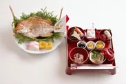 お食い初め料理セット食器付(天然鯛大)