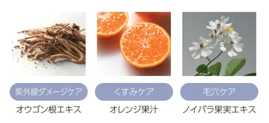 【マキアレイベル】クイックスキンモイスチャー_美容成分イメージ