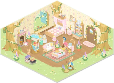 「ピーターラビット(TM)」公式ルームイメージ