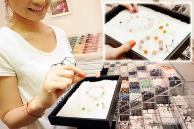 天然石を豊富に取り揃えています