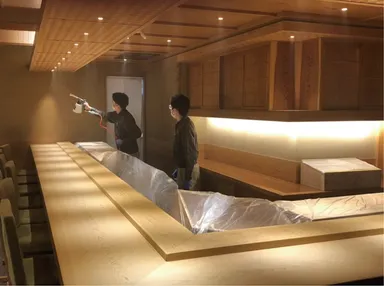 「飲食店内」施工写真