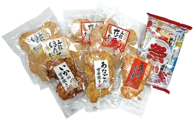 ご家庭用海鮮せんべいパック
