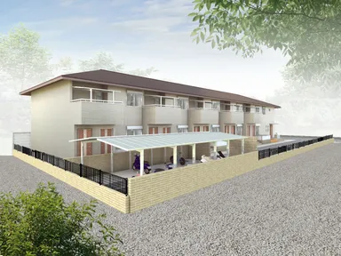 外観イメージパース(南面2)