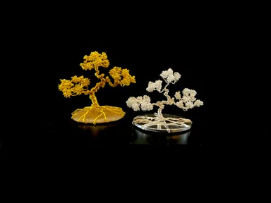 最小モデル　真鍮と純銀