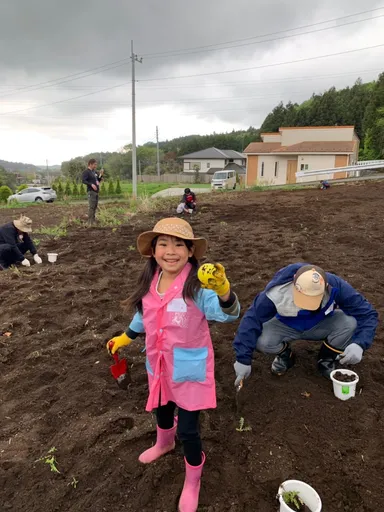 開墾ゲームで畑体験(3)