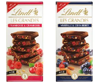 レ・グランデ　フランボワーズ＆クランベリーとブルーベリー＆クランベリー