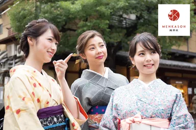 着物で散策もできます