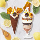 リンツ マヌカハニーレモン ソフトクリームショコラとショコラパフェ　イメージ