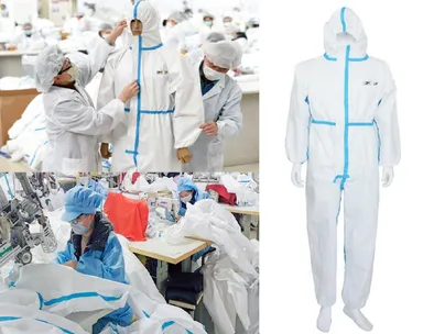 医療機関向け防護服イメージ