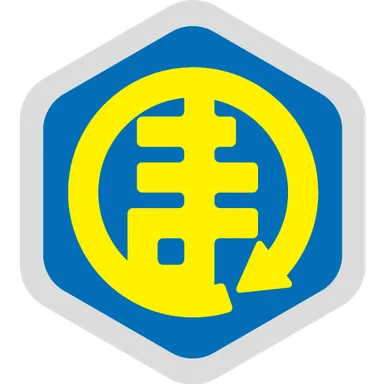 まる点呼。ロゴデザイン