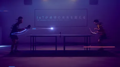 卓球ラケットセンサーシステムイメージ