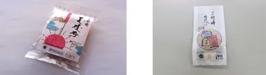 左：【第2弾】2017年度：ご祈祷らすく　右：【第1弾】2016年度：ご祈祷せんべい