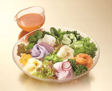 ＜島善＞小豆島手延素麺「彩景色」・ドレッシング詰合せ