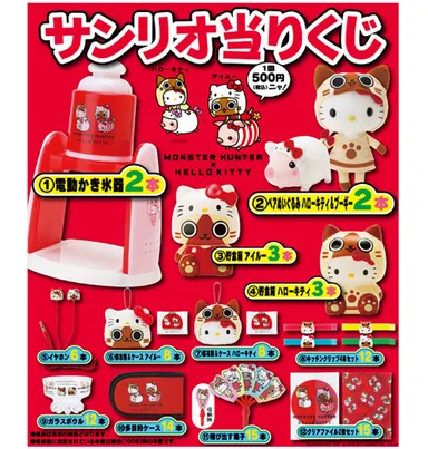 【『MONSTER HUNTER × HELLO KITTY　』サイト画像】