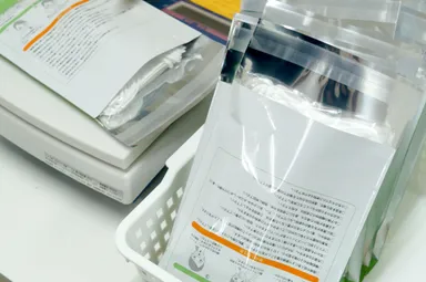 丁寧に検品しています