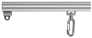 中型カーテンレール_アルミ(カラビナランナー仕様)