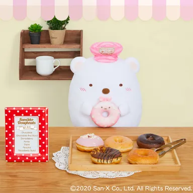 A賞：しろくま店員さんぬいぐるみ(イメージ)