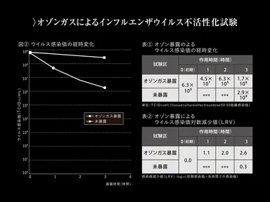 インフルエンザウイルス不活性化