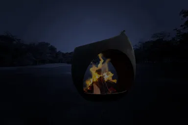 ひと味違う焚火を演出