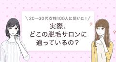 「20～30代女性が通っている脱毛サロン調査」一番多かったのは、キャンペーンが安いあのサロン！