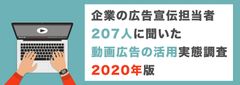 企業の広告宣伝担当者207人に聞いた動画広告の活用実態調査2020年版