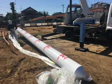 安定した温度の地中熱を利用