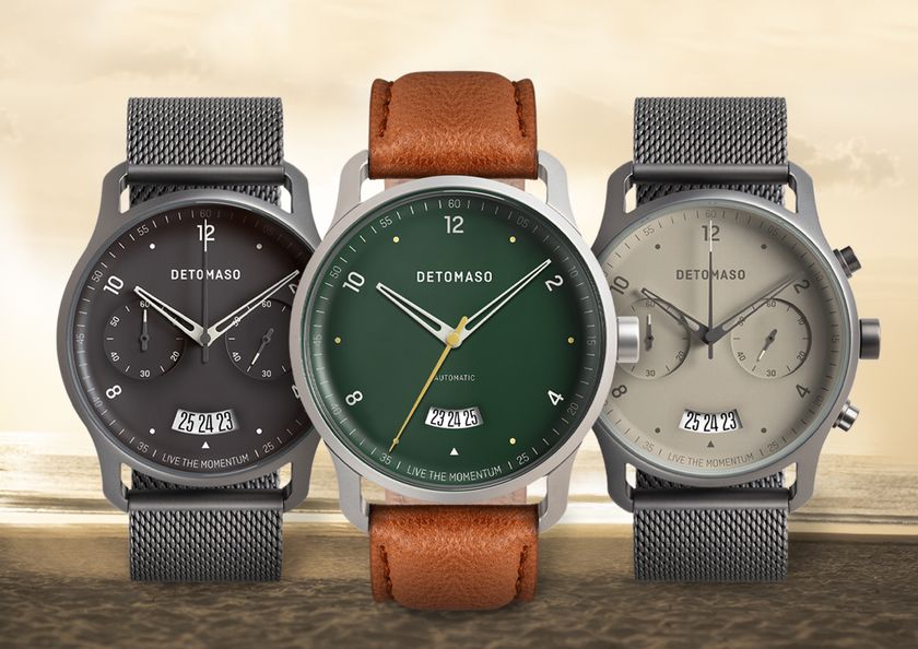 レッドドットデザイン2020年受賞 ドイツ腕時計DETOMASOが 早くも