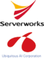 株式会社サーバーワークス、株式会社ユビキタスAIコーポレーションのロゴ