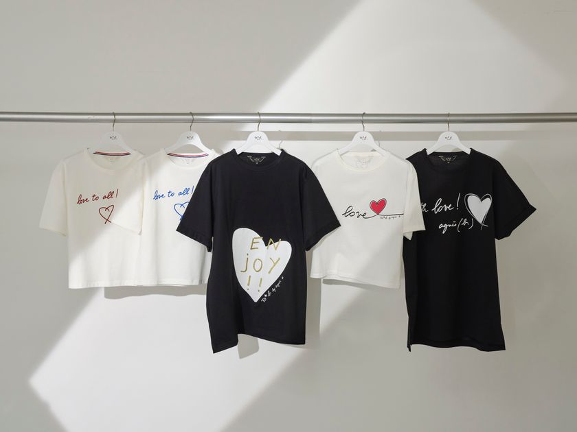アニエスベー、多彩なモチーフで展開する「my favorite T.」 自由な 