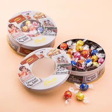 リンツ 175周年 ギフト缶 リンドール35個入り(1)