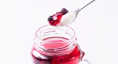 パンナコッタ＆ハイビスカスゼリー