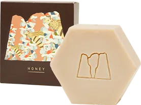 LALAHONEYコールドプロセス石鹸(六角形はちみつ)