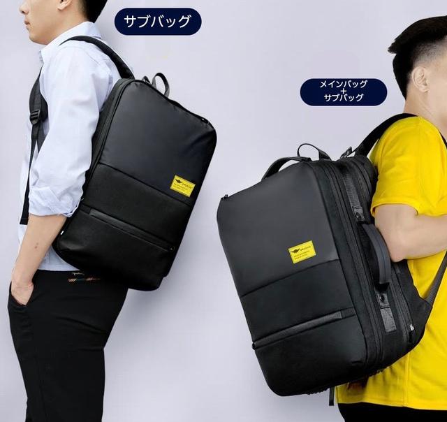 荷物の整理が不要に 折りたたみ式クローゼット内蔵 メイン サブバッグに分離ができる2wayバックパック Amazonにて数量限定セールを開催 サンヴェール事務所のプレスリリース