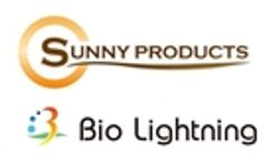 株式会社サニープロダクツ、株式会社ビオライトニングのロゴ
