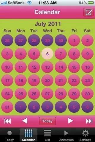 妊娠カレンダー