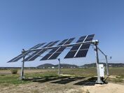 日本初、国際特許取得技術を採用した3次元追尾式営農型太陽光発電架台「ノータス架台」実証実験プラントが完成