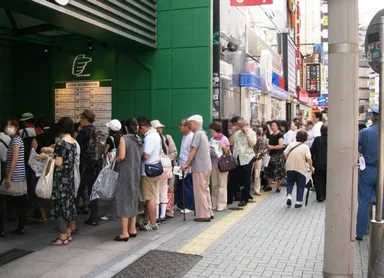 昨年の様子(渋谷店入口)