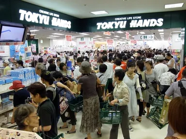 昨年の様子(新宿店売場)