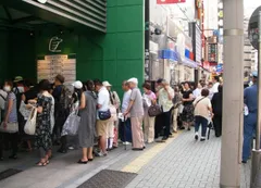 昨年の様子(渋谷店入口)