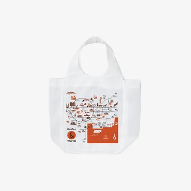 BeMee&TOKYOエコバッグS(ホワイト)