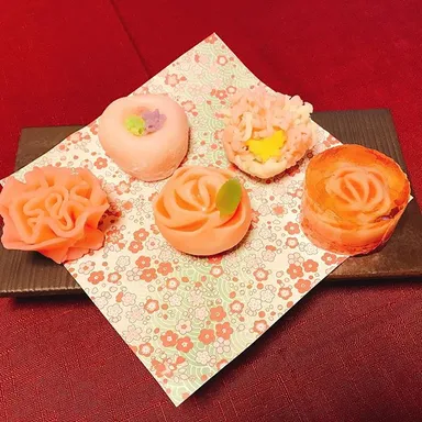 母の日バージョンの和菓子